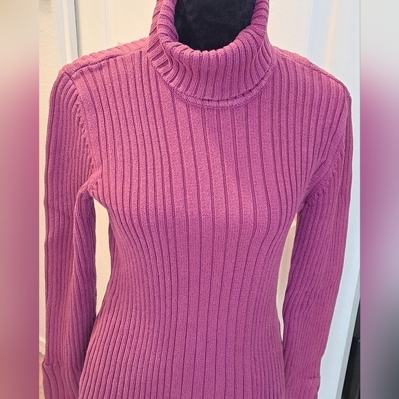 Calvin Klein Dusty Rose Turtleneck   Size XL - Picture 1 of 8